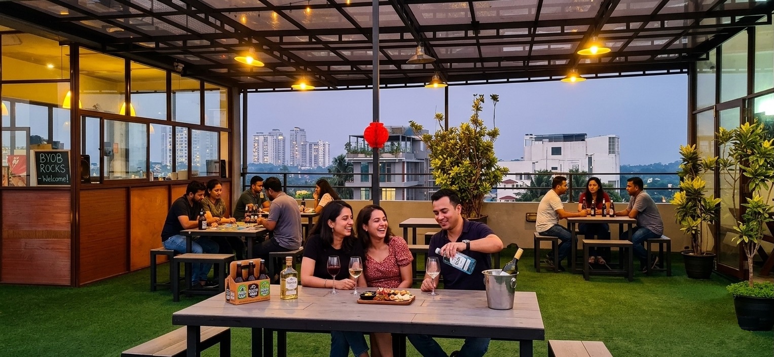 Raise a glass above the city